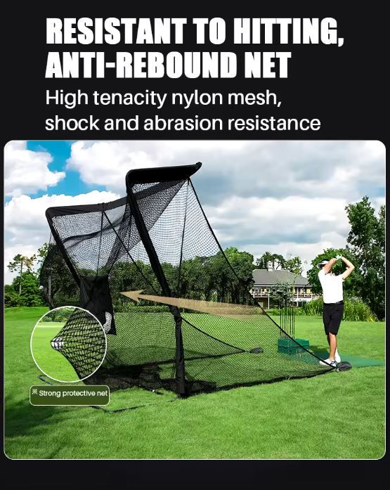 Thumbnail: Indoor Golf Practice Net with Target Hitting and Enhanced Protection