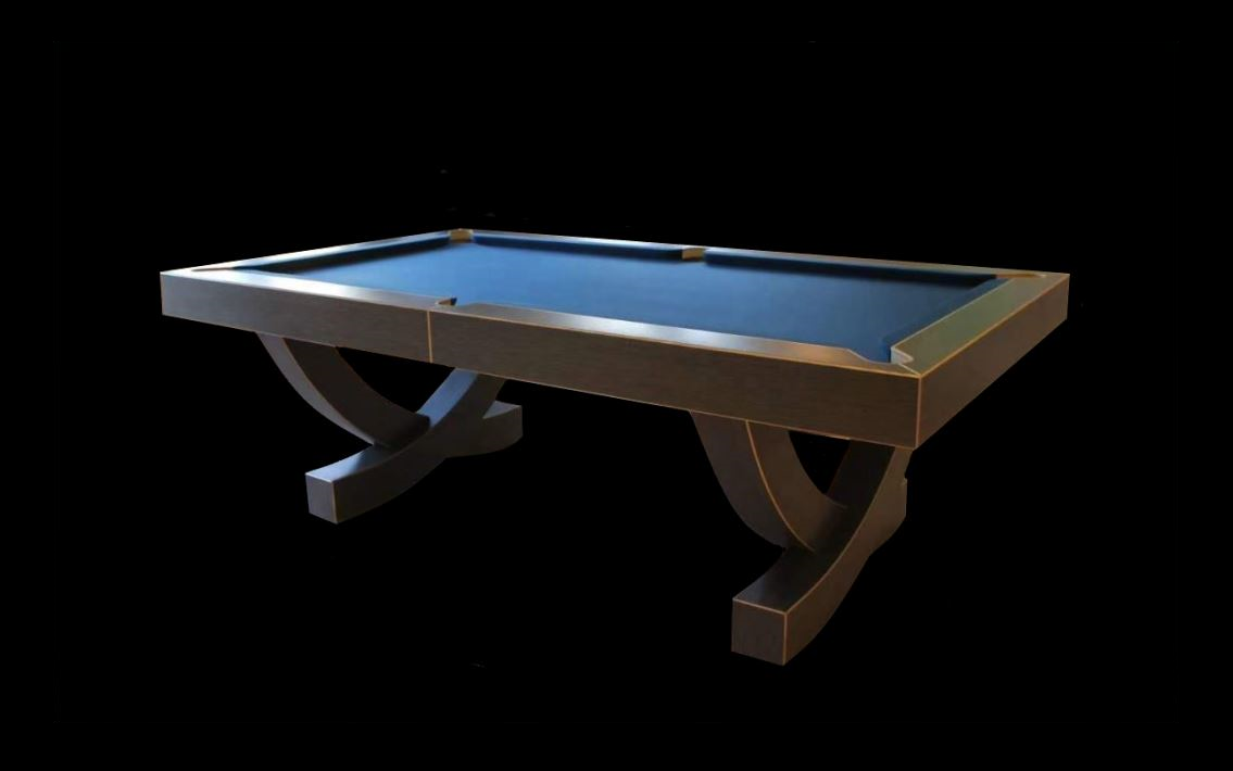 Modern Leg Pool Table & Accessories