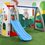 Thumbnail: New Toddler Playhouse & Swing Slide Set