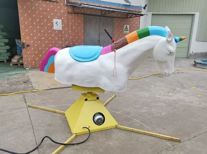 Thumbnail: Custom Inflatable Mechanical Unicorn Horse Ride