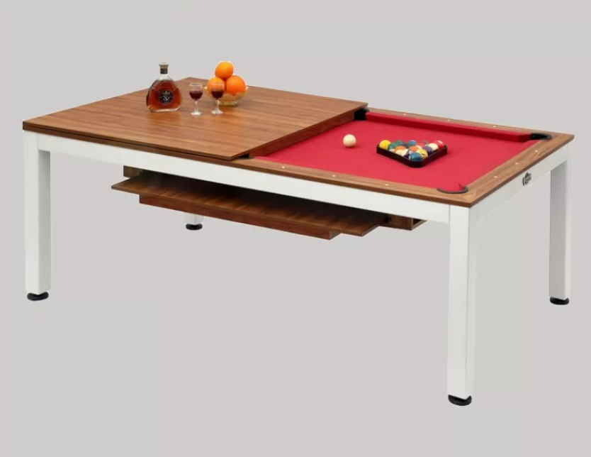 Thumbnail: Professional Style Dining & Slate Pool Table Combo with Seats