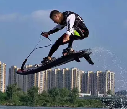 Thumbnail: 45kmph Petrol Carbon Fibre Jet Powered Surfboard