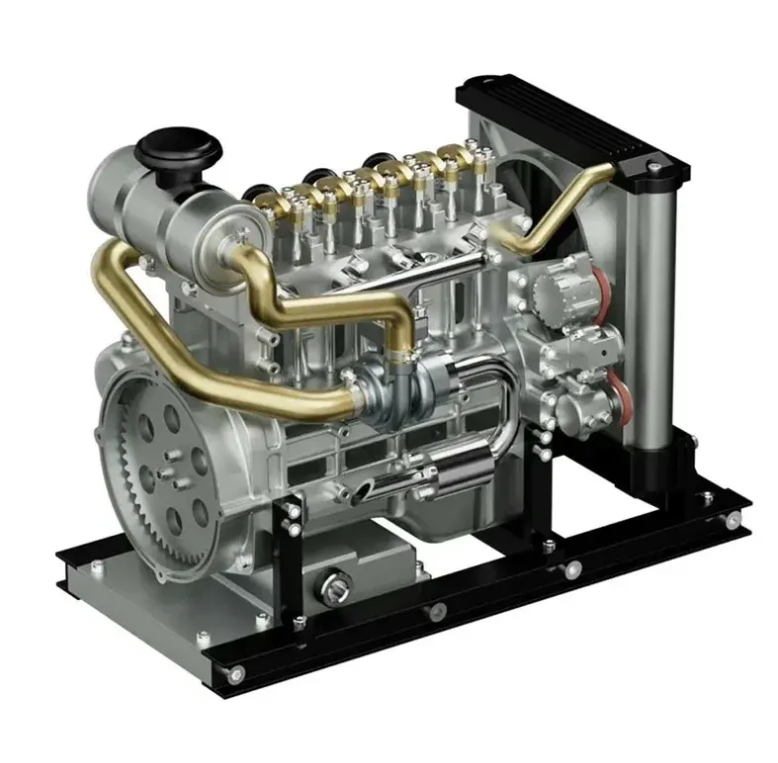 Thumbnail: 300pce DIY 4 Cylinder Diesel Engine