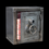 Thumbnail: VINTAGE STYLE IRON CABINET SAFE WITH TURN COMBO LOCK