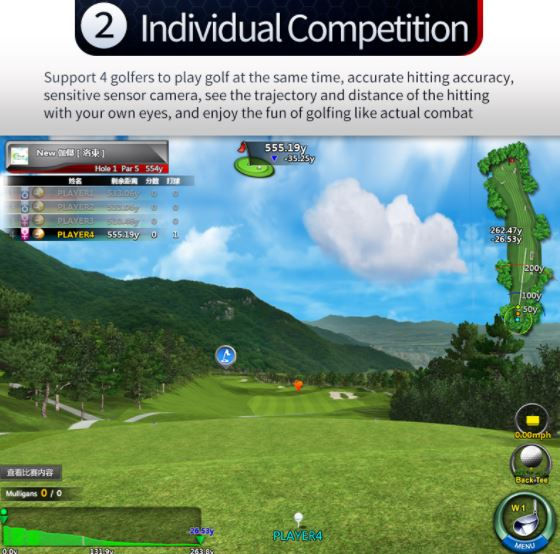 Thumbnail: Top Grade High Precision Indoor 3D Golf Simulator