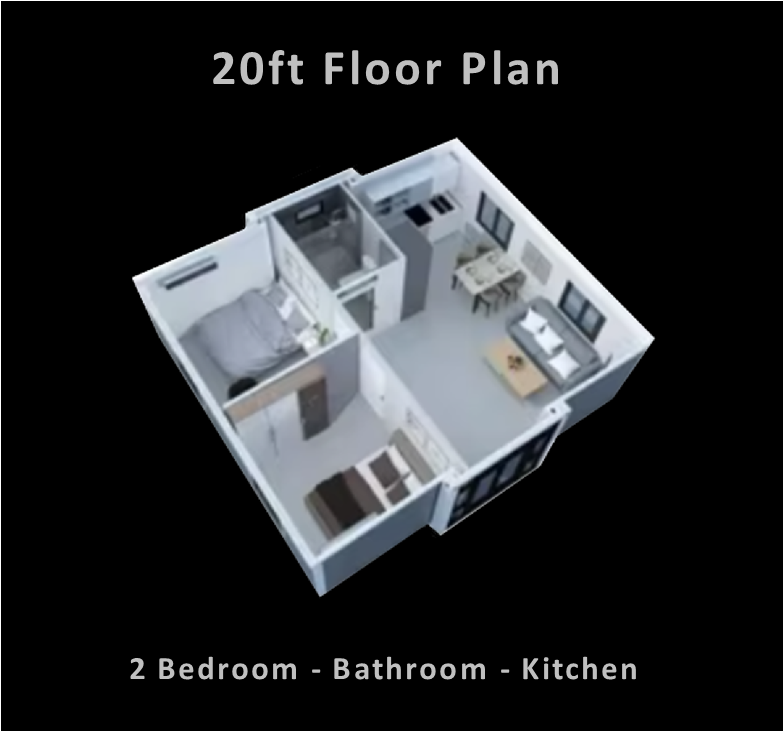Thumbnail: 20ft Expandable Floor Plans