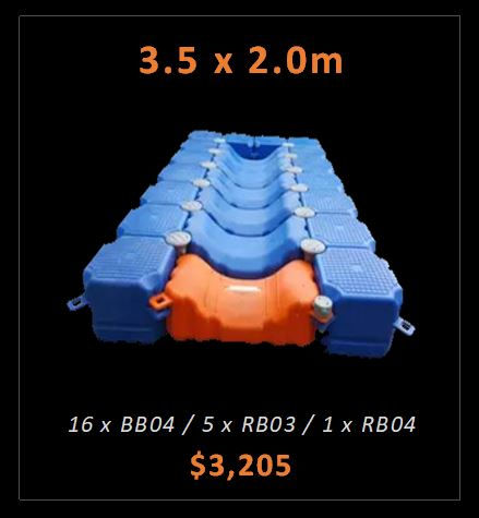 Thumbnail: 3-6M LONG FLOATING MODULAR DRIVE-ON DOCK DESIGNS