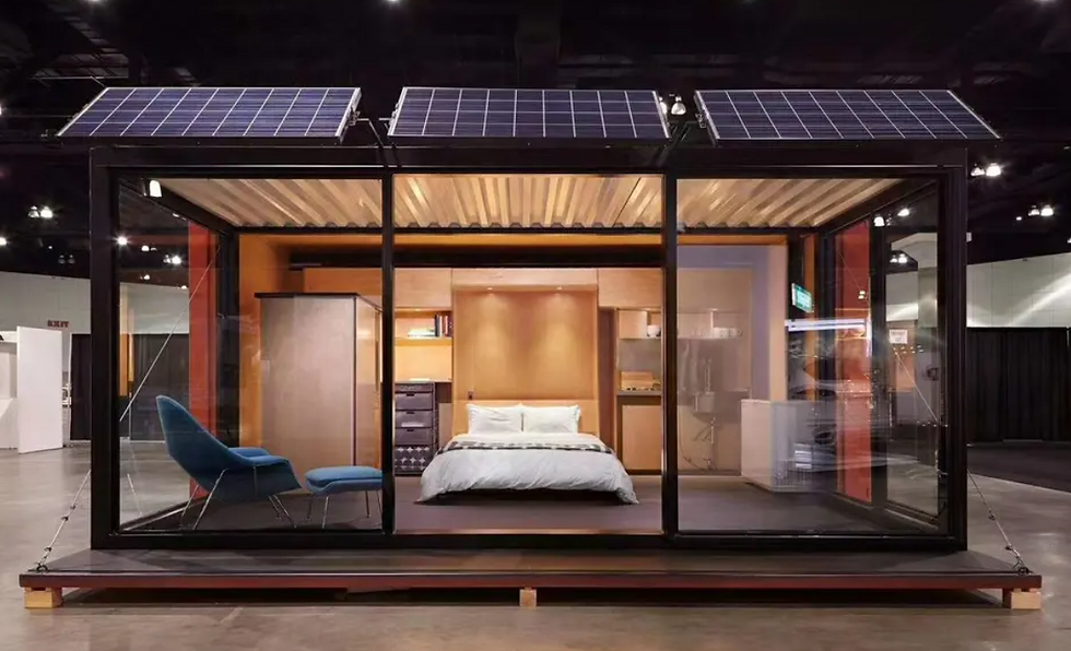 Thumbnail: 20ft Expanding Steel Container House