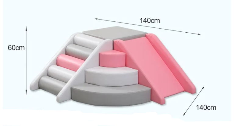 Thumbnail: 7 Pce Soft Play Indoor Corner Play Set