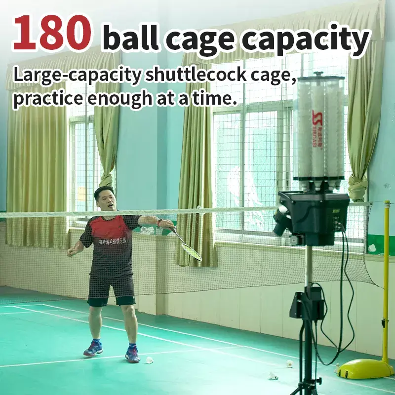 Thumbnail: 180 Badminton Shuttle Feeder Machine