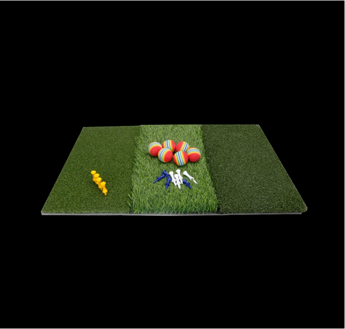 New Heavy Duty Rubber Base 3-in-1 Practice Golf Hitting Mat