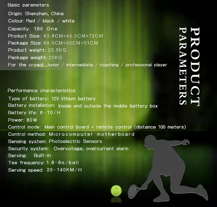 Thumbnail: Automatic Portable Tennis Ball Machine