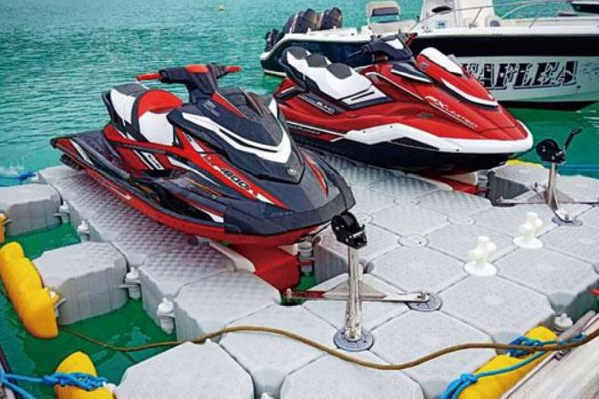 Thumbnail: Half-Cube & Slider Drive-On Dock For Medium Size Vessels