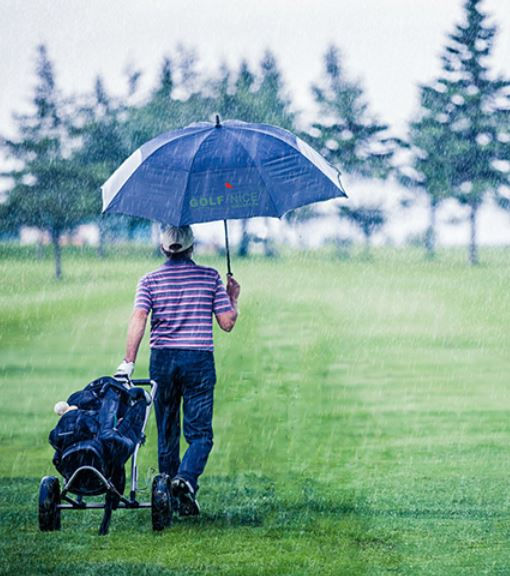 Thumbnail: 60 X HIGH QUALITY 68" UV ECOFRIENDLY GOLF UMBRELLAS