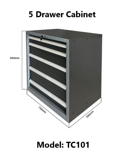 Thumbnail: 5 Drawer Cabinet