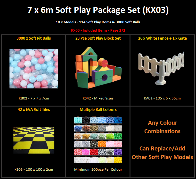 Thumbnail: 7 x 6m Soft Play Package