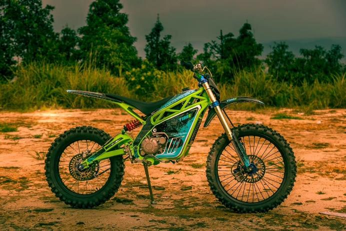 Thumbnail: NEW ELECTRIC 12KW 100KMPH PIT DIRT TRAIL BIKE