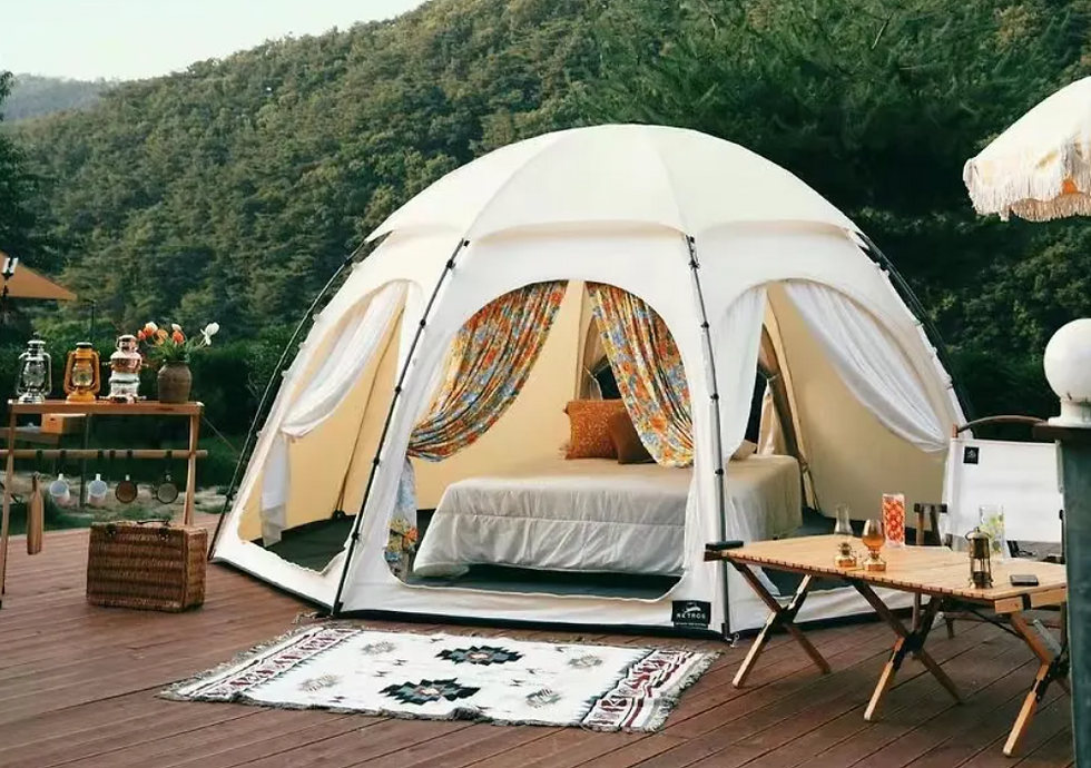 Thumbnail: New Detachable 8 Side Glamping Tent