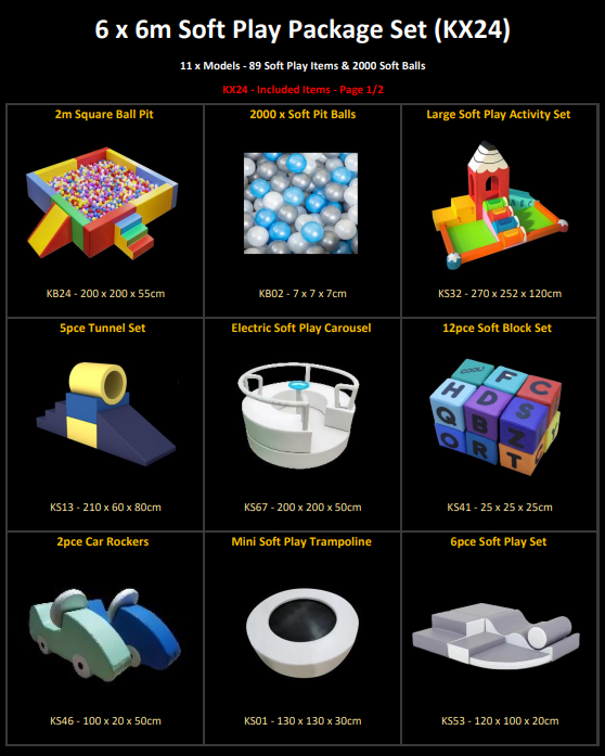 Thumbnail: 6 x 6m Soft Play Package Set