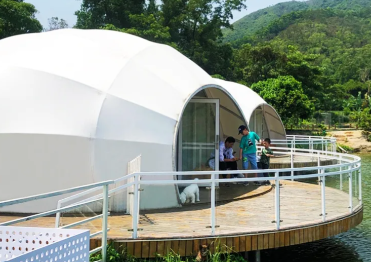 Thumbnail: New Dew Shape Glamping Tent