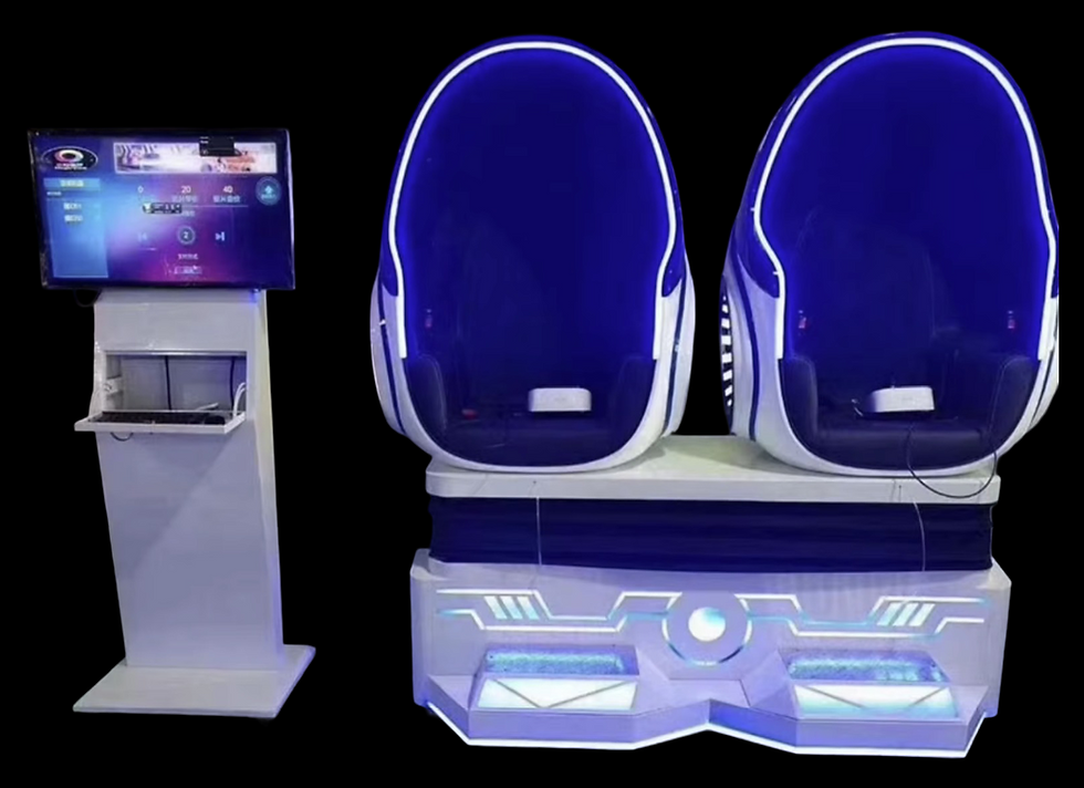 Thumbnail: 2P 9D Motion VR Egg Chair Simulator