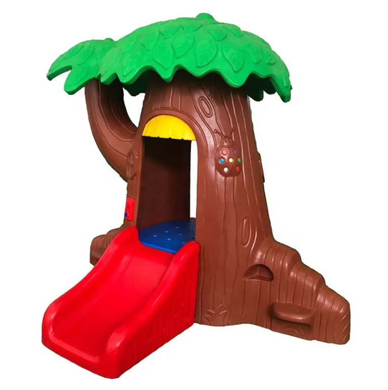 Thumbnail: Large 2m Tree Playhouse House & Slide