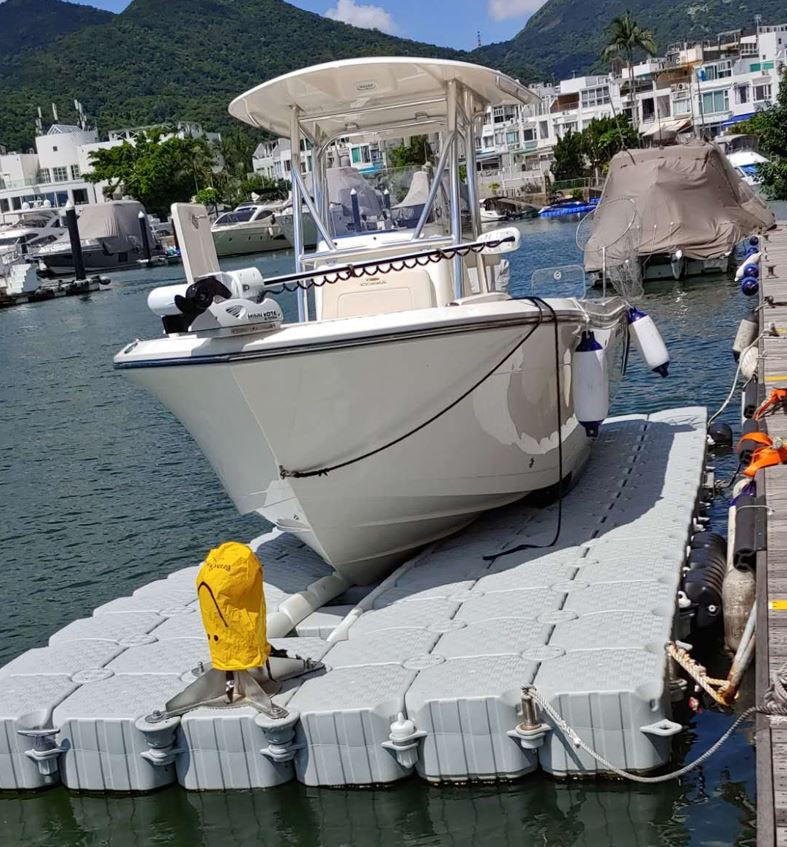 Thumbnail: Half-Cube & Slider Drive-On Dock For Medium Size Vessels