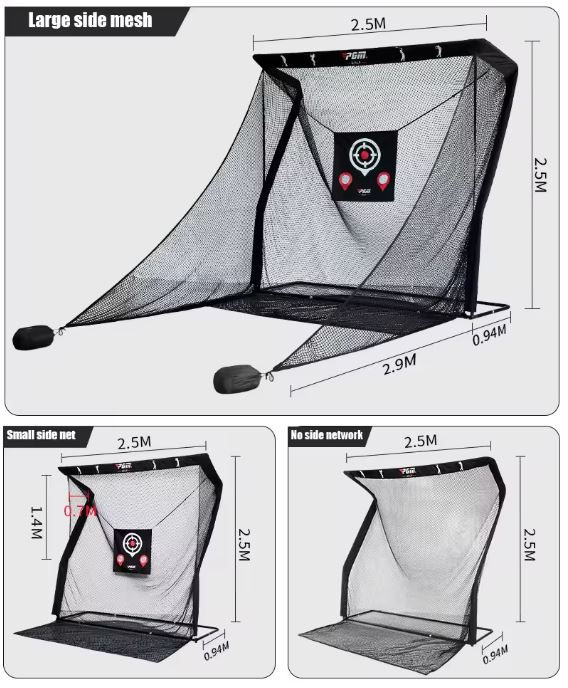 Thumbnail: Indoor Golf Practice Net with Target Hitting and Enhanced Protection