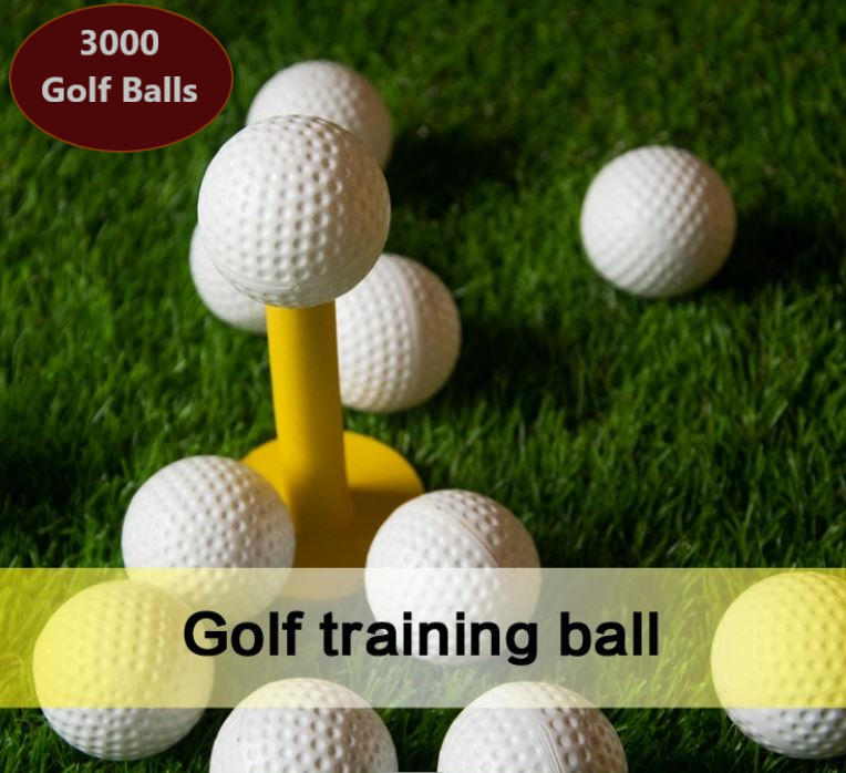 Thumbnail: 3000 X 2 LAYER LONG RANGE PRACTICE GOLF BALLS & LOGO