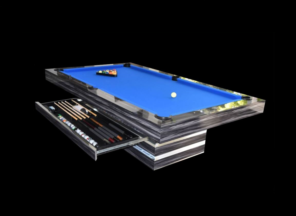 Pool Table With Drawer & Accessories