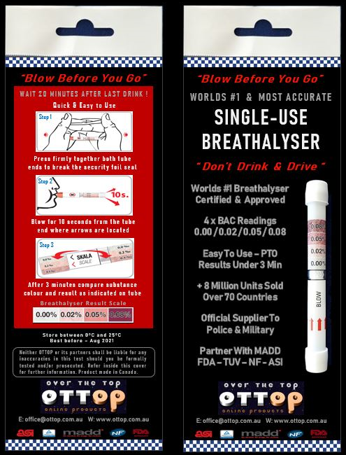 Thumbnail: WORLDS #1 SINGLE-USE BREATHALYSER - 20 PCES