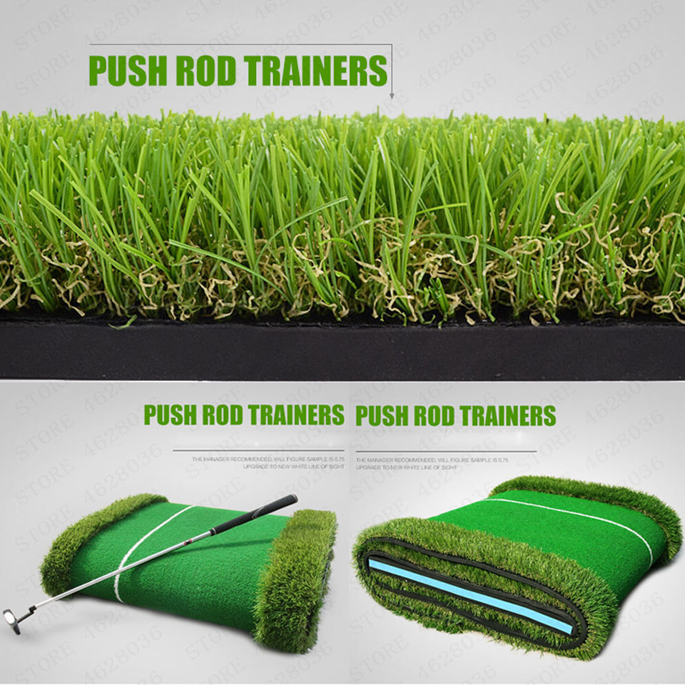 Thumbnail: New Thick Portable Synthetic Indoor/Outdoor 3m Golf Putting Mat