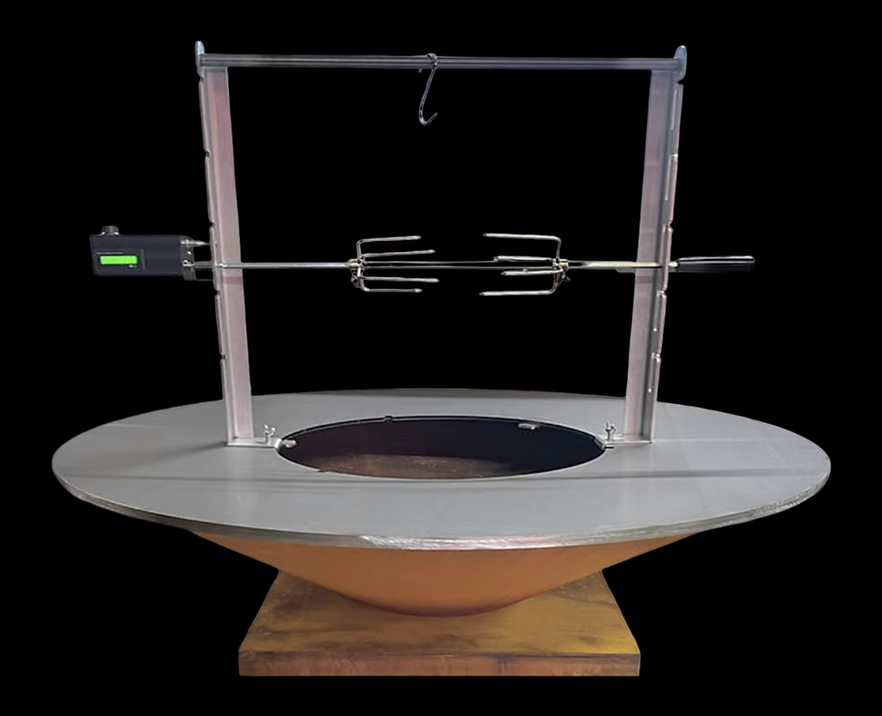 Thumbnail: Corten Rotisserie BBQ