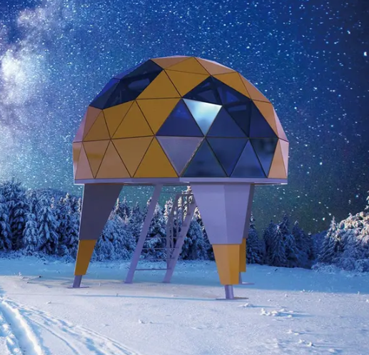 Thumbnail: New Luxury Geodesic Star Capsule Dome