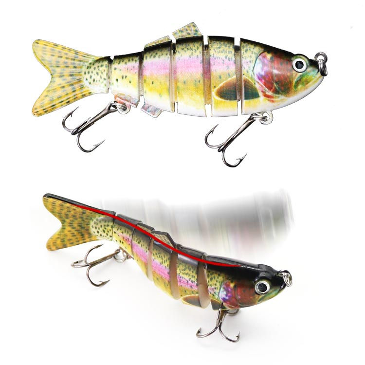 Thumbnail: NEW 10 PCE SET - HIGH QUALITY REALSTIC 6 JOINTED FISH LURES