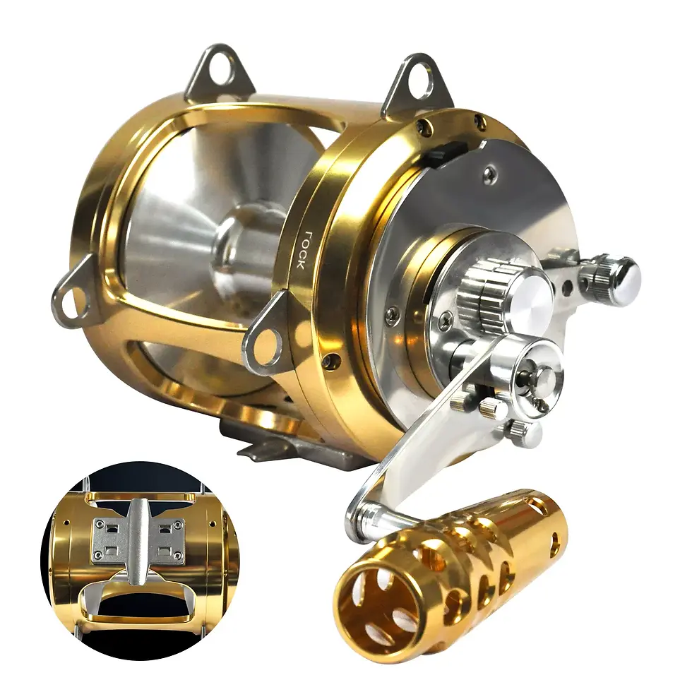 Thumbnail: 80W Heavy-Duty Deep Sea Trolling Reel With 45kg Max Drag