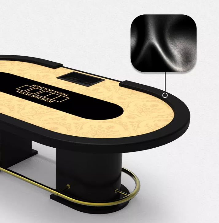 Thumbnail: New Style 2.6m Custom Casino Table with Foot Rail