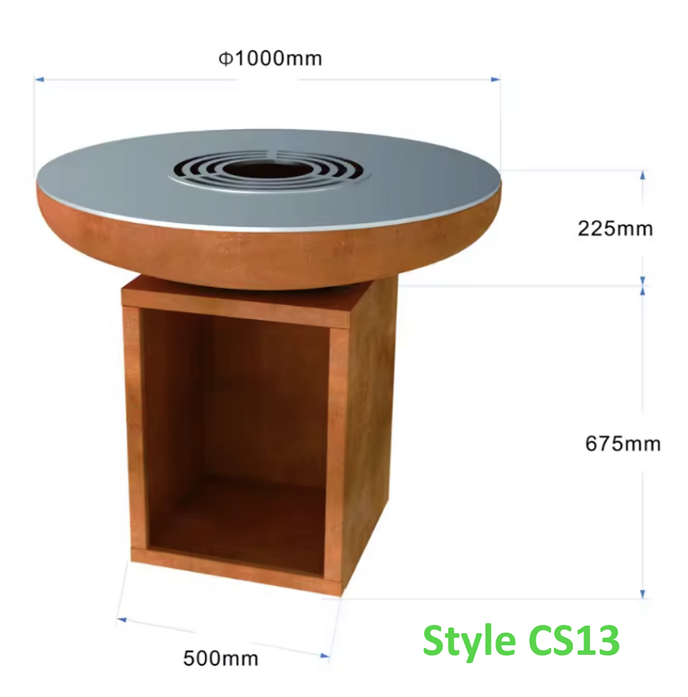Thumbnail: Corten Steel BBQ's
