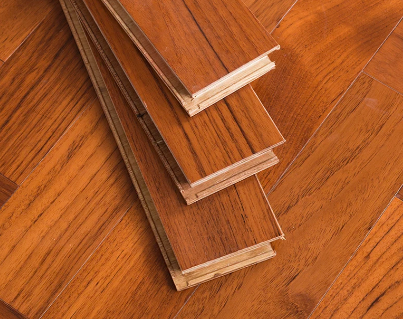 Thumbnail: Herringbone Burmese Teak Flooring