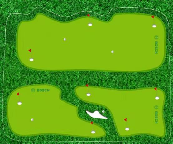 Thumbnail: Custom Outdoor Large Putting Mat