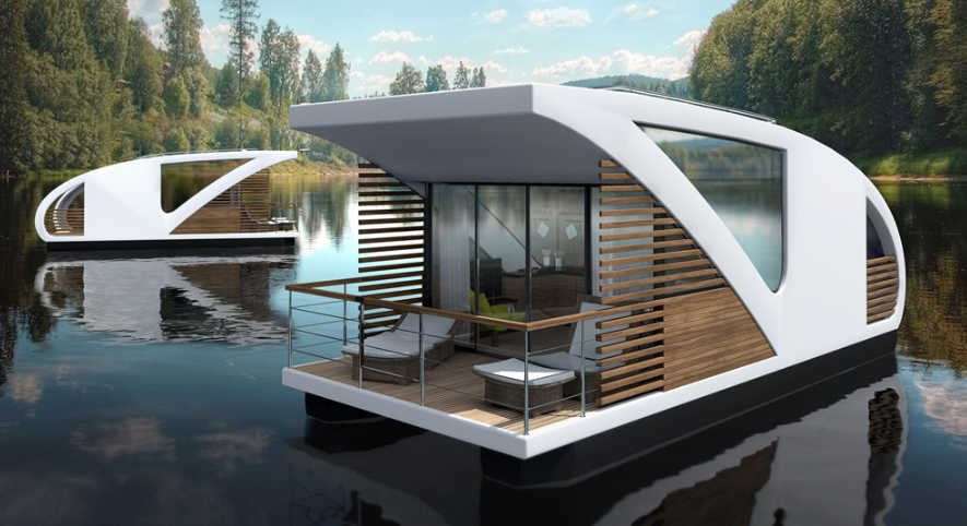Thumbnail: Floating Motorised Glamping Cabin