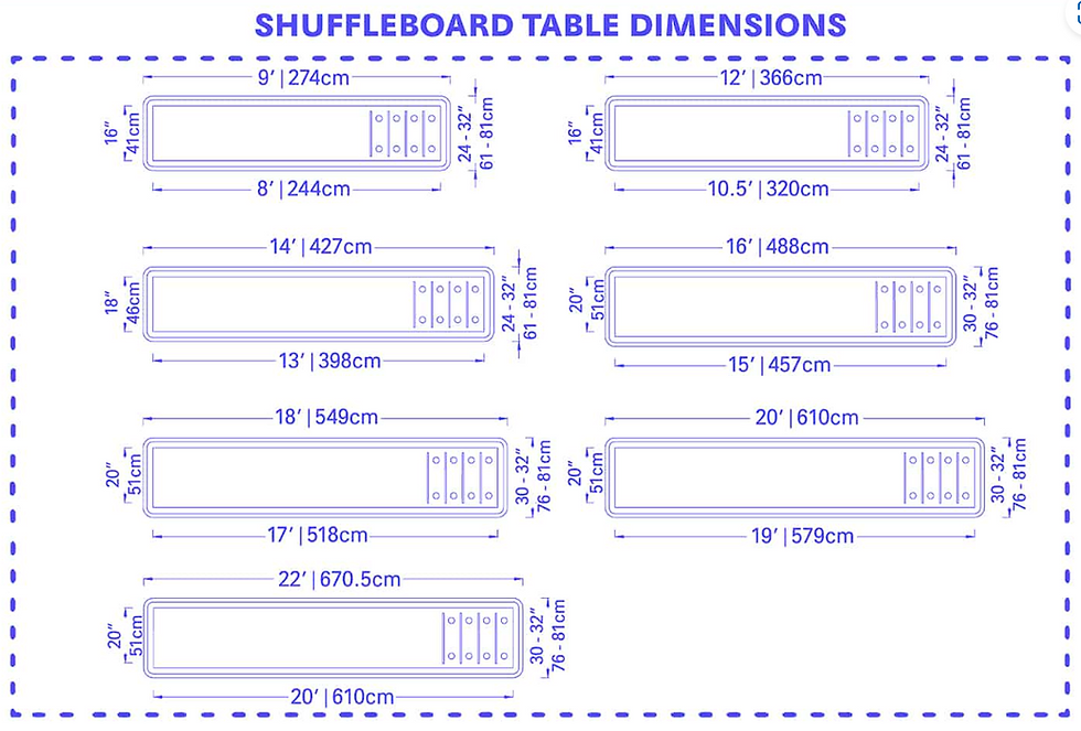 Thumbnail: SB15 Shuffleboard Table