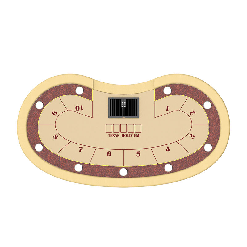 Thumbnail: High Quality Foldable Casino Table With Chip Tray & Cup Holders