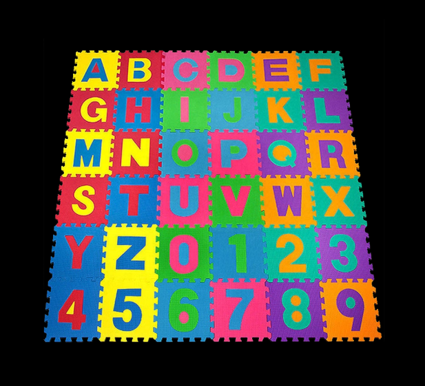 Thumbnail: 100 Pce Soft Educational Eva Play Mat Set - Ages 2-4yrs