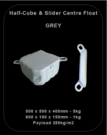 Thumbnail: Half-Cube & Slider Drive-On Dock For Medium Size Vessels