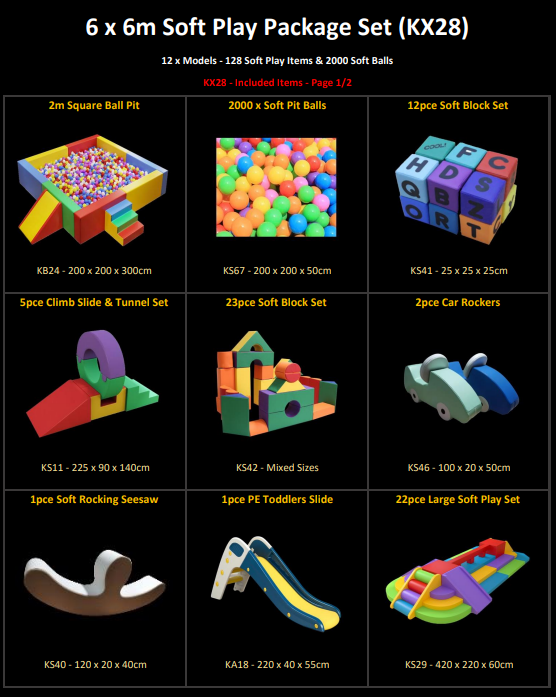Thumbnail: 6 x 6m Soft Play Package