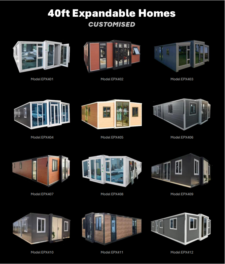 Thumbnail: 40ft Expandable Homes - Large Glass