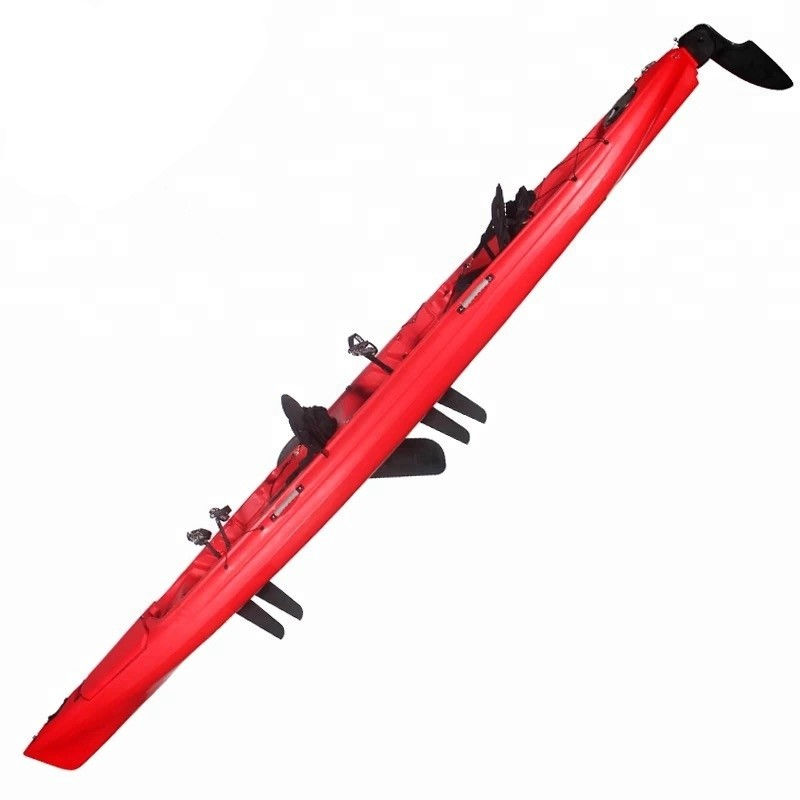 Thumbnail: 5.5m Double Pedal Drive Sailing Outrigger Kayak
