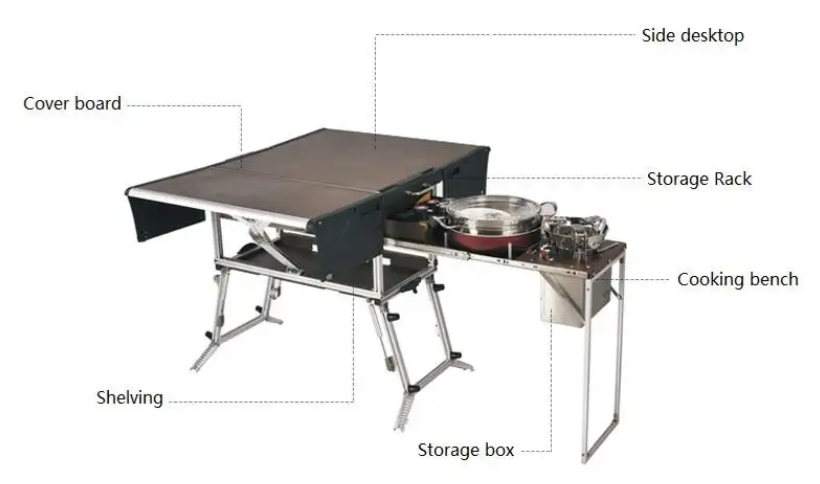 Thumbnail: Mobile Portable Kitchen Set