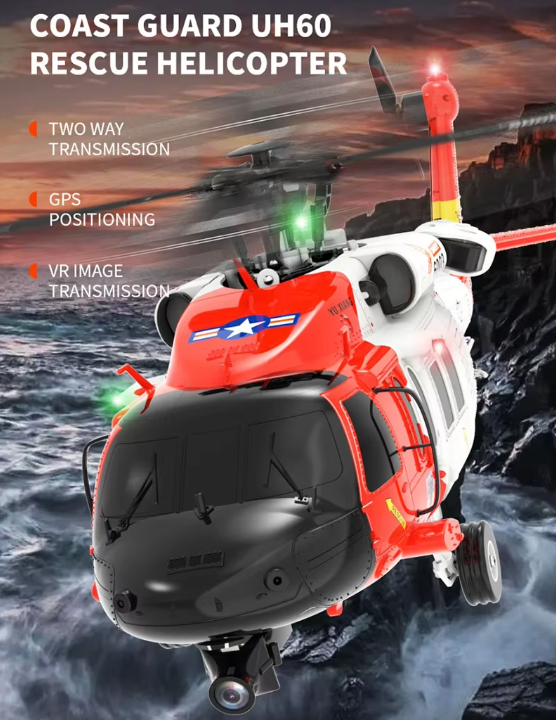 Thumbnail: RC UH60 RC Helicopter + GPS & Camera
